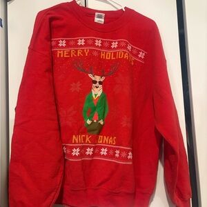 Nick Jonas Holiday Sweater